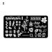 Premium Nail Art Templates for Women - Halloween & Christmas Designs | Stainless Steel Manicure Plates - Buy Online on GoSupps.com