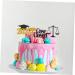 COOLHIYA 24pcs cake supplies graduate law school graduate cake topper paper cup props dessert class of 2022 cake topper graduation party supplies 2023 law major cupcake topper - Buy Online on GoSupps.com