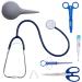 Puppy Kitten Whelping Kit Whelping Kit with Feeding Nipple Bottle Stethoscope Scissors Cord Clamps Aspirator etc Full kit - Buy Online on GoSupps.com