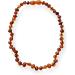 Certified Genuine Raw/Polished Mix Baltic Amber Necklace - Cognac Color | 12.5 Inches Baroque Style | Pack of 1 - Buy Online on GoSupps.com