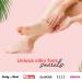 Exfoliating Foot Peel Mask by Bright Nour | For Men and Women | Natural Ingredients | Softens Cracked Heels, Dry Skin & Calluses | Spa Care at Home - Buy Online on GoSupps.com