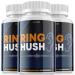 Ring Hush Pills for Tinnitus Supplement Ringhush Capsules for Hearing Ear Loss (3 Pack)