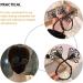 FRCOLOR Black Swan Clip Hair Bun Maker - Bridal Styling Tool for Teens, Fabric Glitter Bun Maker for Deft and Elegant Updos - Buy Online on GoSupps.com