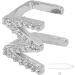 Hip Hop Fake Teeth Halloween False Teeth Plated English Letter U V W Teeth Single Hip Hop Teeth Initial Letters Teeth Halloween Dentures Ornaments Accessories (Silver) W Silver - Buy Online on GoSupps.com