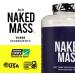 Naked Mass 8lb Natural Weight Gainer - GMO-Free, Gluten-Free, No Artificial Ingredients - 1250 Calories Per Serving - Buy Online on GoSupps.com
