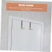 2pcs Iron Simple Door Hook Trousers Hook Door Hooks for Hanging Clothes Utility Hook Shelf Hat Metal - Buy Online on GoSupps.com