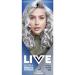 Schwarzkopf LIVE Ultra Brights Or Pastels Vibrant Semi-permanent Silver Hair Dye Lasts Up to 15 Washes Steel Silver 098 Steel Silver 1 Count (Pack of 1) Semi-Permanent