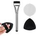 Flat Foundation Brush Ultra Fine Foundation Brush Concealer Brush for Cream Foundation | Ultra Fine Flat Head Foundation Brush Set Concealer Brush for Foundation - Buy Online on GoSupps.com
