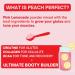 Peach Perfect Creatine for Women | Muscle Builder & Energy Boost | Pink Lemonade Flavor | Collagen, BCAA, Creatine Monohydrate Powder - 30 Servings - Buy Online on GoSupps.com