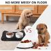 IYYI Cat Food Mat - Silicone Dog Bowl Mat for Food and Water - Waterproof Non Slip Pet Feeding Mat - Raised Edge Dog Food Tray - Gray+M - Buy Online on GoSupps.com