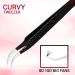 4 Pcs Black Diamond Grip Eyelash Extension Tweezers Set - SialBE Straight and Curved Lash Tweezers with Silver Tip - Buy Online on GoSupps.com