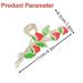 Large Red Strawberry Hair Claw Clips - Metal Hair Jaw Barrette for Thick Hair - Nonslip Hair Accessories for Women and Girls - Buy Online on GoSupps.com