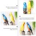 Sculptures Delicate Wooden Bird Desktop Decors Home Use Wood Craft Parrot Ornaments Desktop Decoration - Buy Online on GoSupps.com