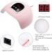 IHEHUA 54W LED UV Lamp for Gel Nails Nail Lamp Nail Dryer 60s 99s 120s Timer Infrared Sensor LCD Display Plus Anti-UV Gloves Gift Suitable for Manicure/Pedicure Home and Salon Pink - Buy Online on GoSupps.com