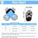 Buy Pupeck Double-Sided Anti-Slip Dog Socks - Adjustable Indoor Dog Shoes for Summer Paw Protection - 2 Pairs - Small Blue - Buy Online on GoSupps.com