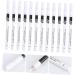 DRESSOOS 48 Pcs Eyeliner Pencil Grey Wigs for Women Iluminador De Maquillaje Pigment Brow White Wooden Pole - Buy Online on GoSupps.com