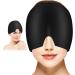 ACWOO Upgrade Migraine Relief Cap - Reusable Double-sided Gel Therapy for Chronic Migraine & Headaches - Hot Cold Head Wrap for Sinus & Stress - Upgraded Black - Buy Online on GoSupps.com