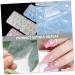 Healeved 30 Sheets Press on Sticky tabs Nail Stickers Nail Flakes Nail Glue Jelly Stickers Sticker tabs Gel Press on Nail Glue Adhesive Sticker Blue Glue Nail Art Stickers - Buy Online on GoSupps.com