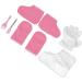 Doublures de Pieds et de Mains en Cire Flanelle Rose paraffine Garder au Chaud Gants jetables Mitaines de Cire Ensemble de Pieds - Buy Online on GoSupps.com