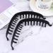 Minkissy 10pcs Slipproof Banana Hair Clips - Black Plastic Ponytail Grippers for Women | Perfect Hair Jewelry for Home Hotel Party & Masquerade - Buy Online on GoSupps.com
