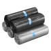 125 Count Trash Bags PE Thick Large Rubbish Bag Portable Household Garbage Bag Classification Bin Liners