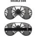 Black Spider Double-Sided Sleep Eye Mask | Soft Comfort Blindfold with Adjustable Strap | Block Out Light Perfect for Travel & Sleep - Buy Online on GoSupps.com