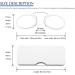 Kokobin Unisex Reading Glasses +3.5 - Compact Mini Nose Clip Visual Aid for Easy Reading - Slide-Resistant & Handy (White) - Buy Online on GoSupps.com