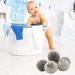 Wool Dryer Balls by Ayaprak | 100% Pure Handmade Organic 4-Pack | Natural Reusable Fabric Softener for Eco-Friendly Laundry - Buy Online on GoSupps.com
