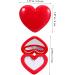 Beatifufu Set of 4 Compact Heart-Shaped Storage Boxes with Mirror for Lipstick and Eyeshadow for Travel - Buy Online on GoSupps.com