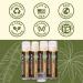 Earth's Daughter SPF 15 Lip Balm 4-Pack - Vanilla Bean Flavor with Organic Ingredients and Vitamin E - Paraben and Gluten Free - Buy Online on GoSupps.com