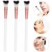Baluue 3pcs Fish Tail Brush Nose Contour Brushes Highlighter Brush Makeup Brushes Makeup Tool Wooden Handle - Buy Online on GoSupps.com
