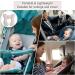 Blublu Park Baby Head Support Pillow for Newborn Infant - Soft Cotton Travel Pillow for Car Seats and Strollers - Baby Pink - Buy Online on GoSupps.com