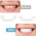 2 PCS Fake Teeth Dentures for Men and Women - Dental Veneers for Temporary Restoration - Natural & Comfortable - Protect Your Teeth and Regain Confidence - Natural Shade - Buy Online on GoSupps.com