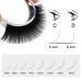 Classic Individual 0.15 D Curl Mix Eyelash Extension Supplies | 8-14mm Length | Optional 0.03/0.05/0.07/0.10/0.15/0.20 C/D Single Sizes Available - Buy Online on GoSupps.com