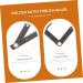 FOMIYES Brow Pencil Eyebrow Shaping Kit 1pc Reusable Lightweight Durable Stainless Steel for Friends Co-worker Family Brow Stencils Eyebrow Pencil 1 count (Pack of 1) Black - Buy Online on GoSupps.com