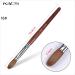 Kads Kolinsky Nail Brush Set for Acrylic Nails - Rosewood Nail Art Tool (4 Pcs) | Premium Manicure Accessories - Buy Online on GoSupps.com
