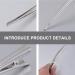 Beaupretty 12 Large Silver Alligator Hair Clips - Slide Resistant Metal Duckbill Clips for Salon Styling & Cuts - Buy Online on GoSupps.com