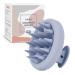 AIMIKE Scalp Massager Shampoo Brush  Soft Silicone Hair Scrubber for Washing Hair  Dandruff Removal & Scalp Scrubber Hair Growth Stimulator  Scalp Brush/Exfoliator Brush On Dry & Wet Scalp - Blue Haze Blue