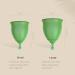 Set of 2 Medical Grade Silicone Menstrual Cups | Reusable & Eco-Friendly Period Cup Alternative | Easy Insert & Removal | Light to Heavy Flow | Latex & BPA Free - Buy Online on GoSupps.com