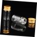 12PCS Clear Glass Jars Set - Portable Makeup Food & Craft Storage - Multicolor Ink Bottles with Screw Caps - Ideal for Glitter & Sample Sizes - Buy Online on GoSupps.com
