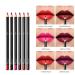 NICEFACE 18 Color Matte Lip Liner Pencil Set - Waterproof & Long Lasting | Professional Lip Liner Pen Makeup Cosmetic - 18pcs/set - Buy Online on GoSupps.com