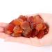 XIANNVXI 15 Pcs Carnelian Crystal Heart Stones Love Puff Palm Pocket Stones Natural Reiki Healing Gemstones Heart Crystals Set Red - Carnelian