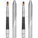 Lip Gloss Brush Compact Small Lip Brush Retractable Retractable Sealing Style Aluminium Material for Home for Beauty Salon - Buy Online on GoSupps.com