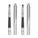 Lip Brush 2pcs Lip Brush Ergonomic Retractable Sealing Design Small Easy Cleaning Single Head Aluminium Tube Lipstick Brush