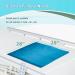 Lotchen Pipe Slide Tarpaulins for Patient Transfer | Sliding Tarpaulins for Elderly Care - 72x72cm (28 x28 ) Blue - Buy Online on GoSupps.com