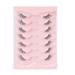 ONLYALL Half Eyelashes - Natural Wispy Look | 3D Faux Mink Clear Band Lashes | Pack of 7 Couples - Buy Online on GoSupps.com