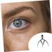 SKISUNO Eyebrow Rulers Eyebrow Drawing Makeup Symmetrical Tool Tools Eyebrow Measuring Stainless Steel Scale - Buy Online on GoSupps.com