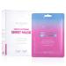 Moist Glittering Sheet Mask Moisture Glow Facial Mask with Aloe & Seaweed Extracts - Restore Skin's Vitality and Shine - Dermatologically Tested 10 Sheet