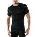ATHLIO Men's Cool Dry Short Sleeve Compression Shirts - 3 Pack, Black, Size Large - Buy Online on GoSupps.com
