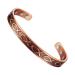 Magnetic therapy arthritis bracelet made of pure copper for men effectively relieves arthritis and carpal tunnel pain.Magnetic field therapy has a slight influence on lymphatic drainage (A)